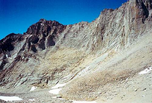 “Mt. Morgenson” from below Whitney/Russell Pass