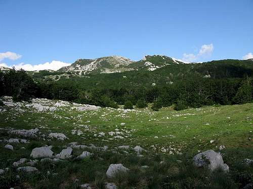 Babin Vrh peak and...