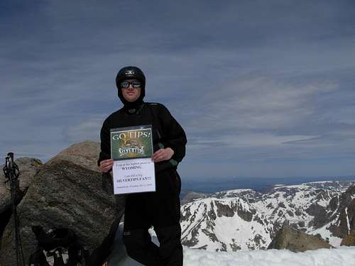 Gannett Peak Trip - Summit Pose
