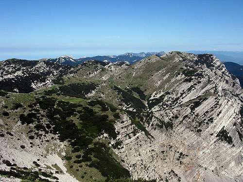 NW panorama from Vaganski Vrh (1.757 mtrs)