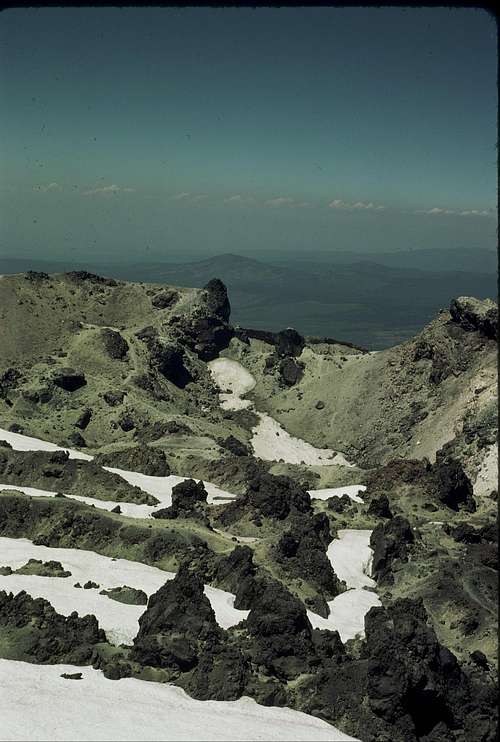 Summit Crater of Lassen Peak