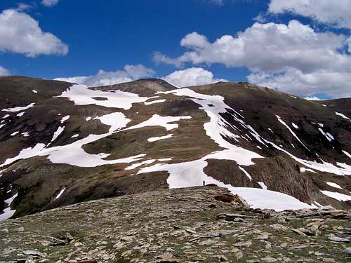 Elk Ridge from summit of Pearl Peak