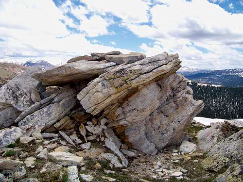 Pearl Peak Summit Outcrop