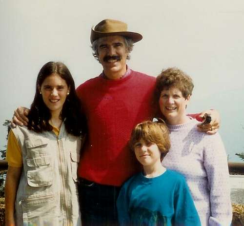 Anderson Family Clingmans Dome Tennessee 082687
