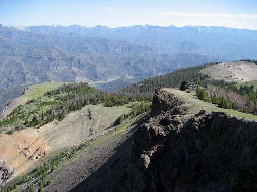 Summit view north