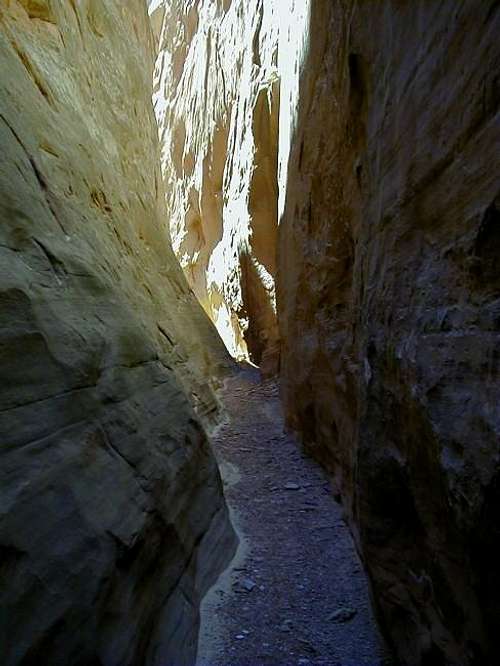 A narrow section of the...