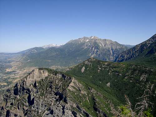 View from summit of Y Mountain