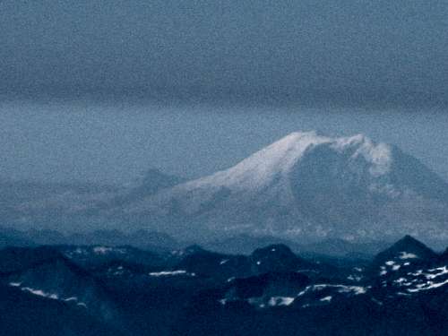 Mt. Rainier from Summit of Mt. Shuksan