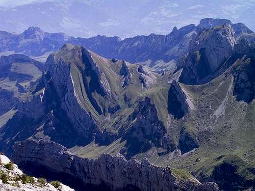 Saentis: View from top.