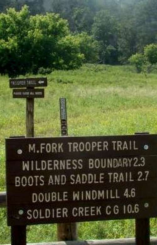 Soldier Creek Wilderness Trailhead