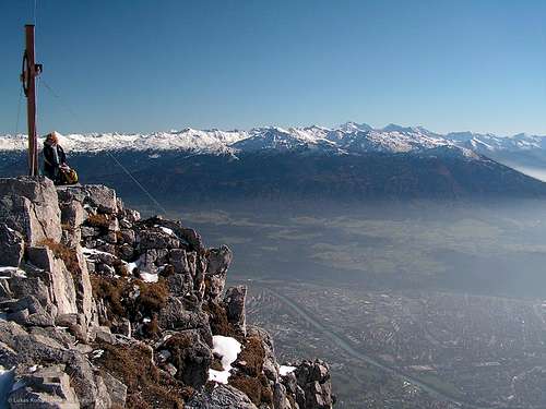 High above Innsbruck