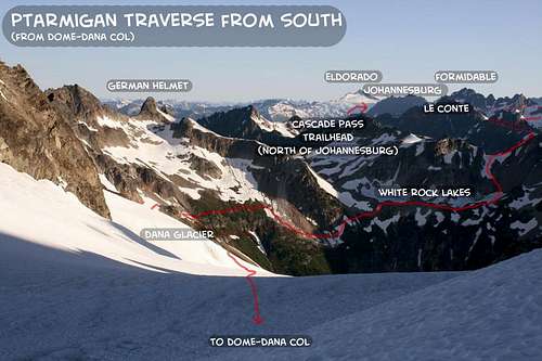 Ptarmigan Traverse from the south end