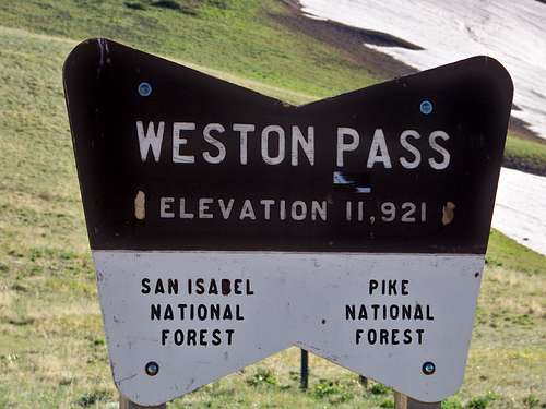 Welcome to Weston Pass