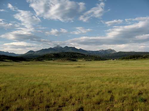 Pagosa viewed from Piedra Valley