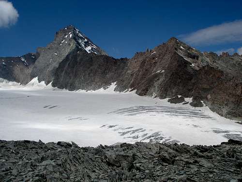 La Grivola and Trajo Glacier