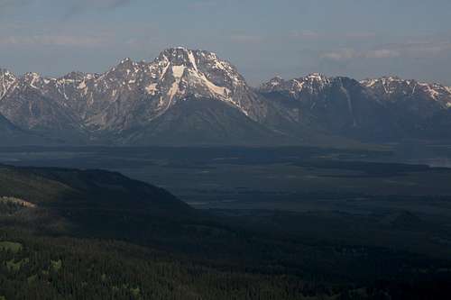 Mount Moran from Mount Leidy