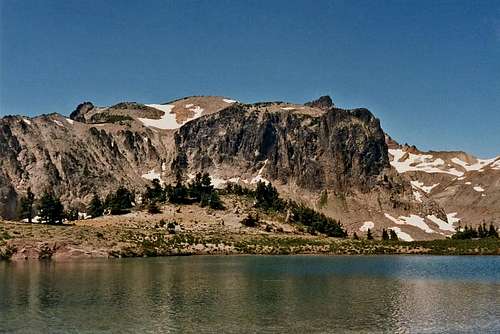 Gilbert Peak from Warm Lake