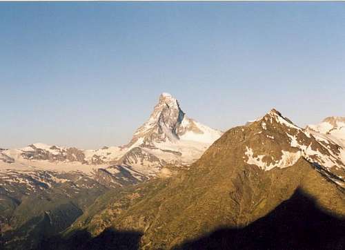 Matterhorn from the Domhutte....