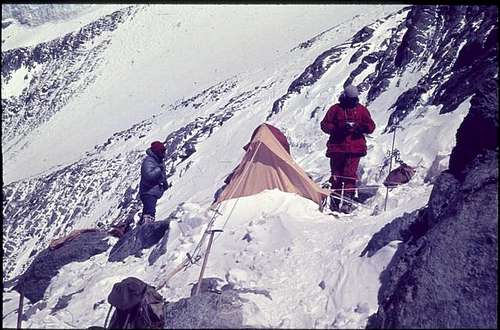 Dhaulagiri 1960. Camp IV,...