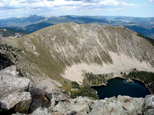 View from Santa Fe Baldy, NM