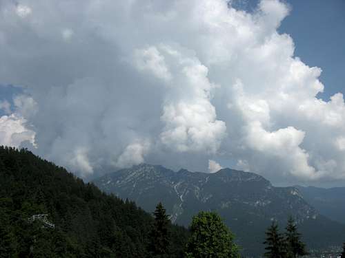 Cloud Formation Over Kramerspitz