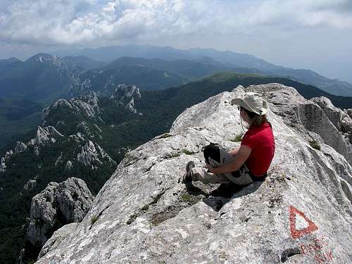 On Bačić Kuk summit (1.304 mtrs)