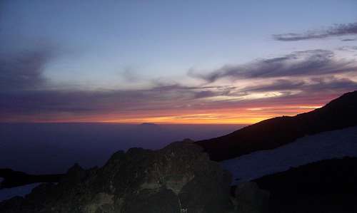 Mt Adams Sunset