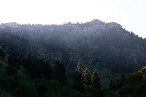 Cherry Peak's South Ridge