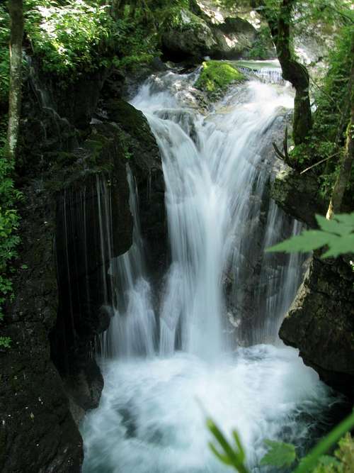 Waterfall in Sunnikov Gaj