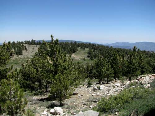 southeast from Pinos Summit