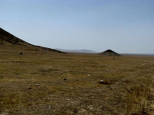 curious landscape in Carrizo Plain