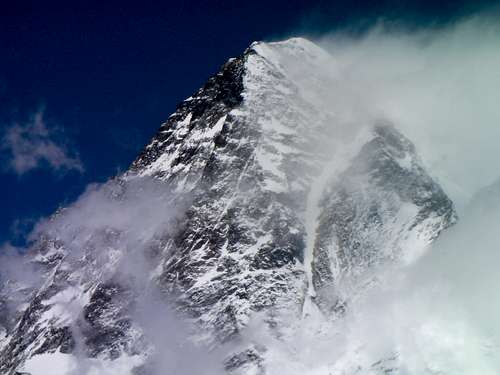 K2 from 6600 meters on Broad Peak