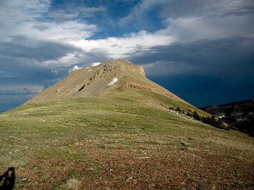 Targhee Peak from Targhee Pass Camp