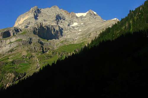 Jungfrau (Rottal) from Trachsellauenen