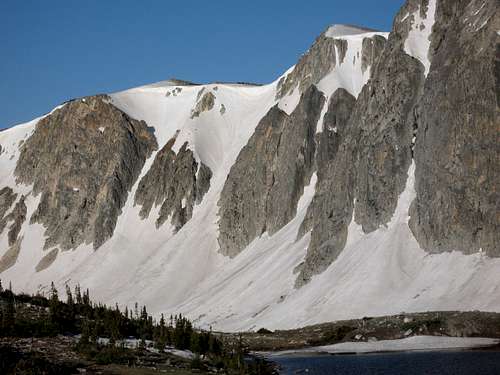 Couloirs near Lookout Lake