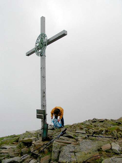 Ameringkogel summit cross