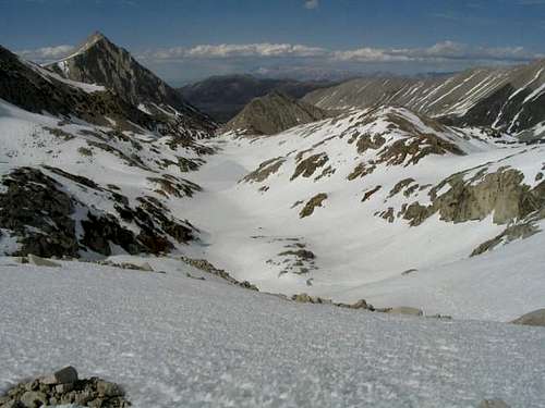 Mt Starr, Mills Lake from the...