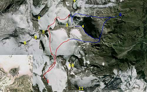 Grosser Bärenkopf Routes 3