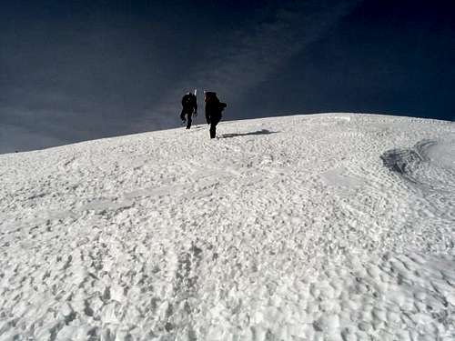 Summit plato of Mt. Abbot...