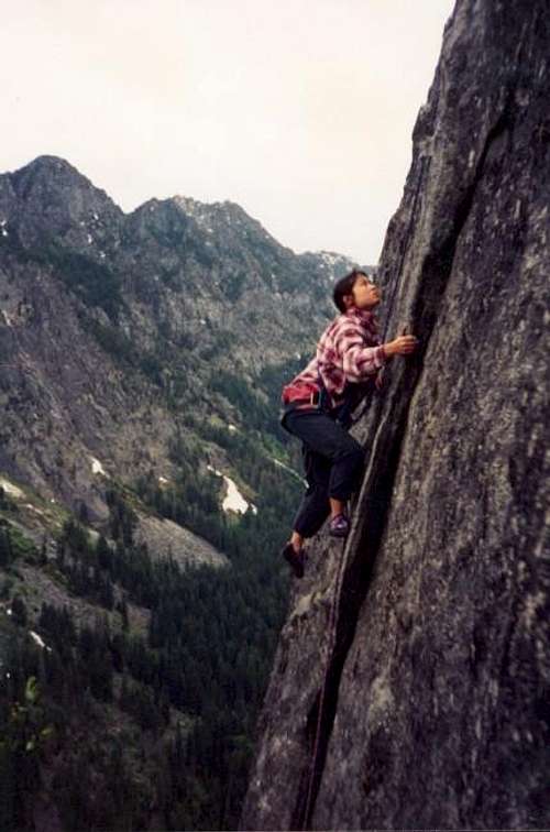 Amy Teo begins climbing the...