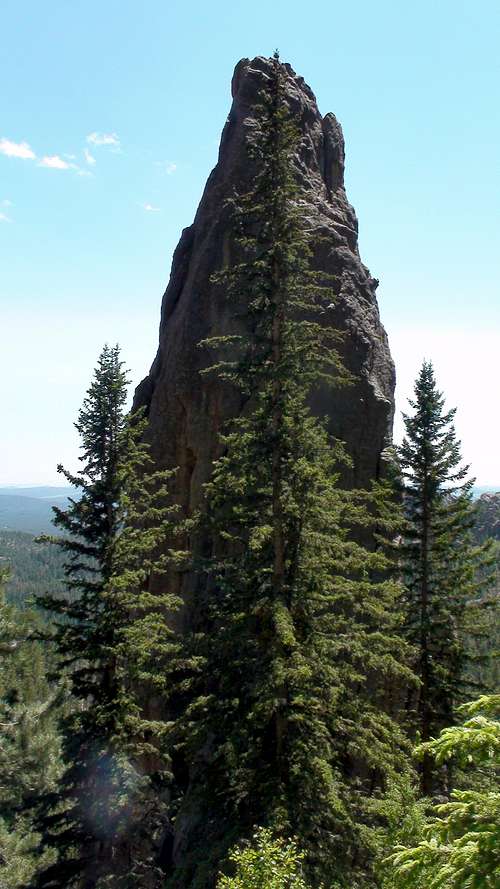 One of the spires we climbed at Needles ?South Dakota