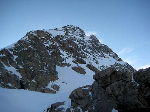 The East Face of Mt Toll in Winter