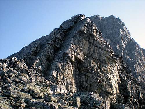 Uto Peak, SW Ridge, second step