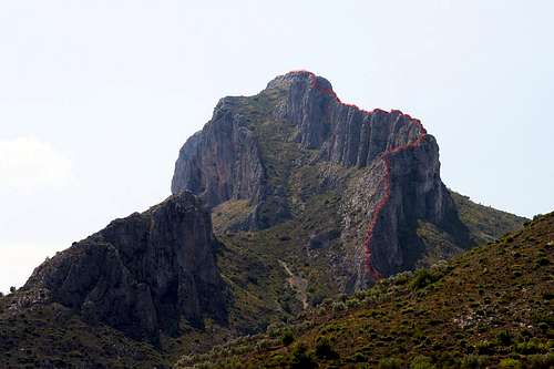 The Benicadell ridge
