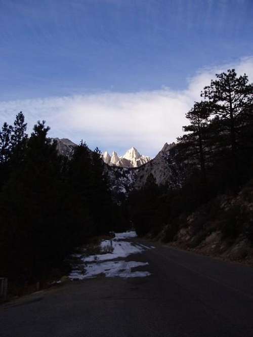 Mt. Whitney on a cold...