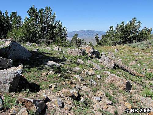 McAfee Peak route view