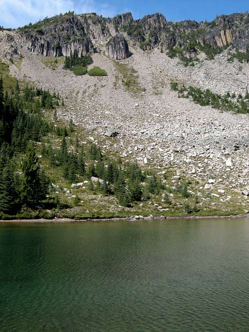 The Palisades from Hidden Lake