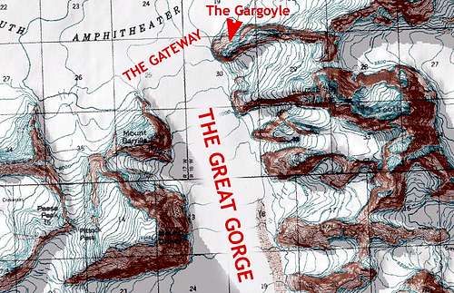 Map of the Great Gorge