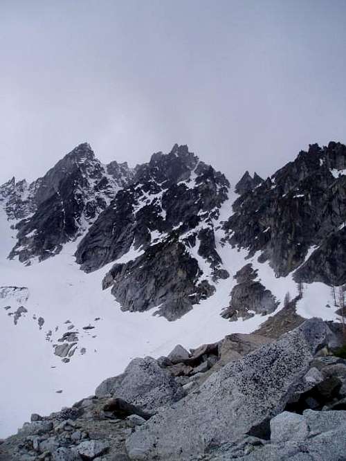 The North Buttress Couloir is...