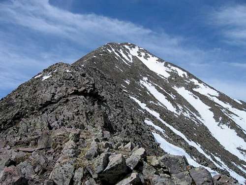 Horn Peaks summit from the...